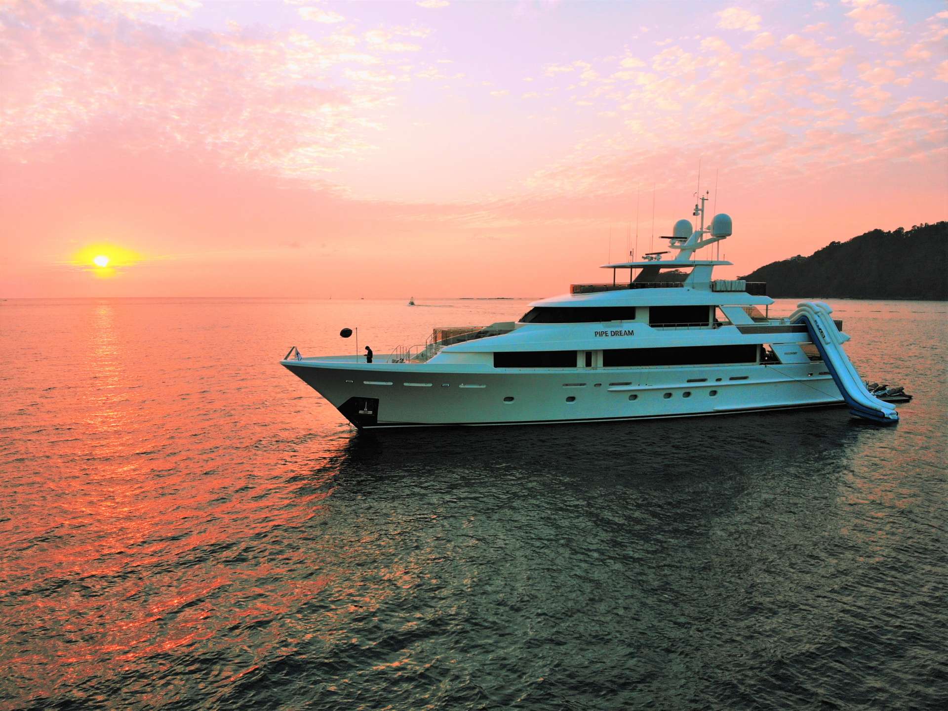 Pipe Dream Crewed Luxury Motor Yacht Charter BoatsAtSea