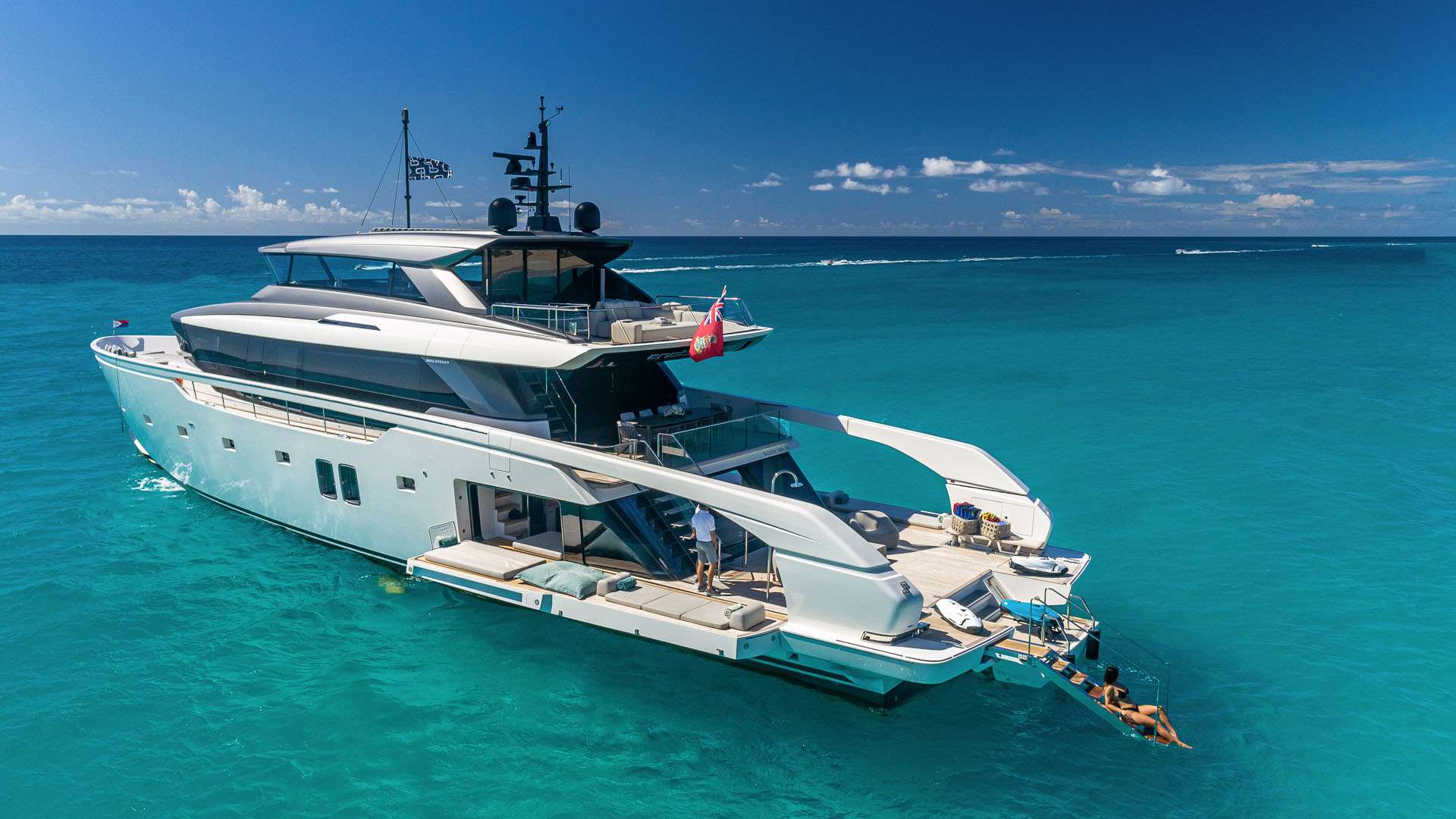 Introducing 'Another One', a remarkable addition to the luxury charter market, measuring 34.10 meters (111'8