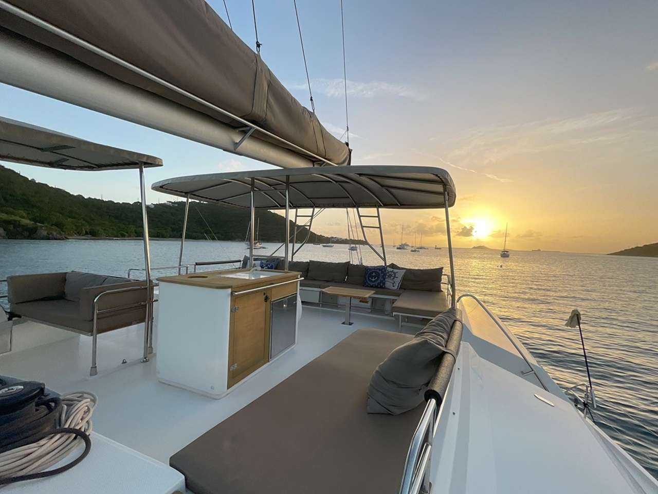 Flybridge Sunset