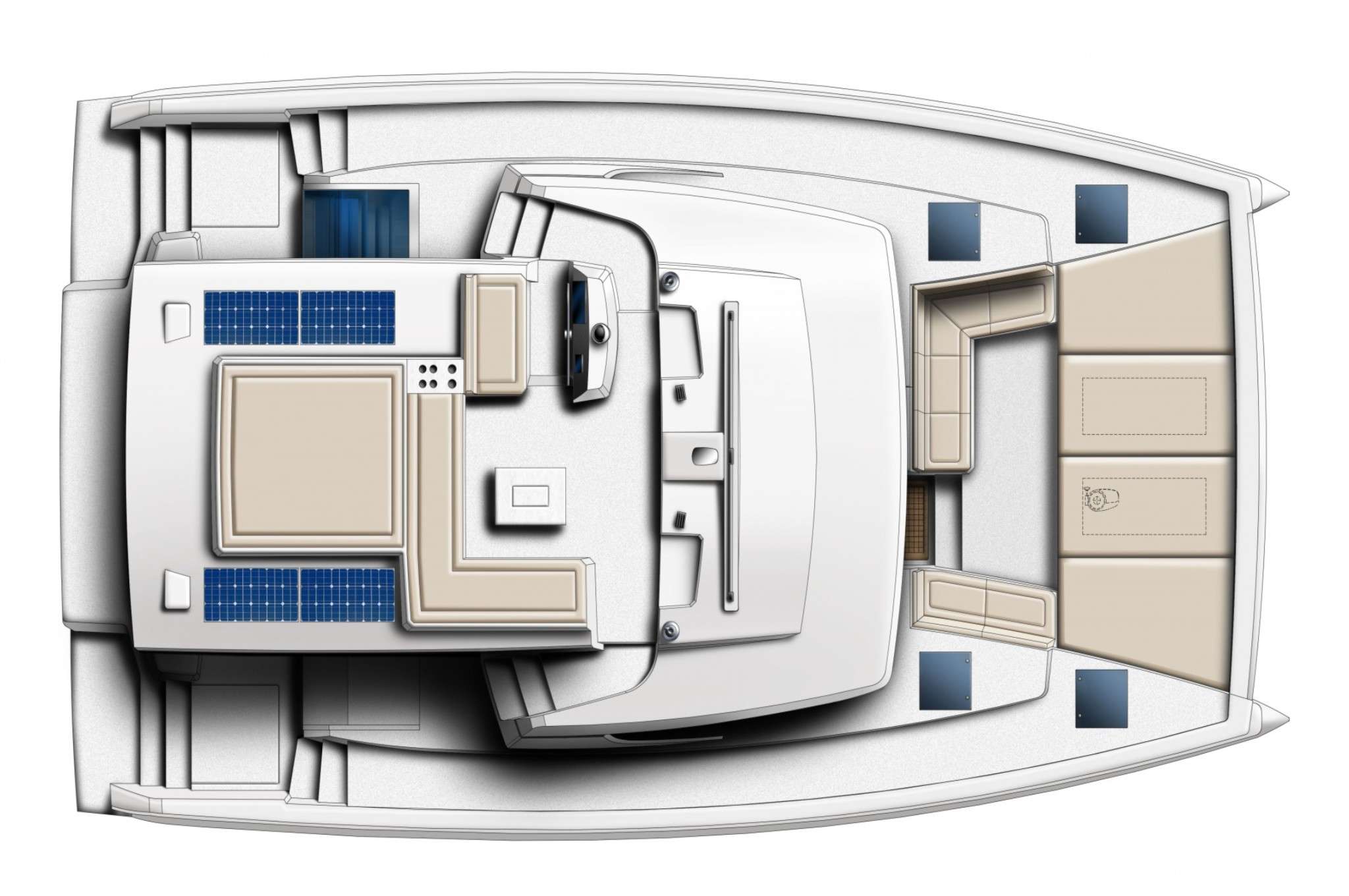 Flybridge layout plan