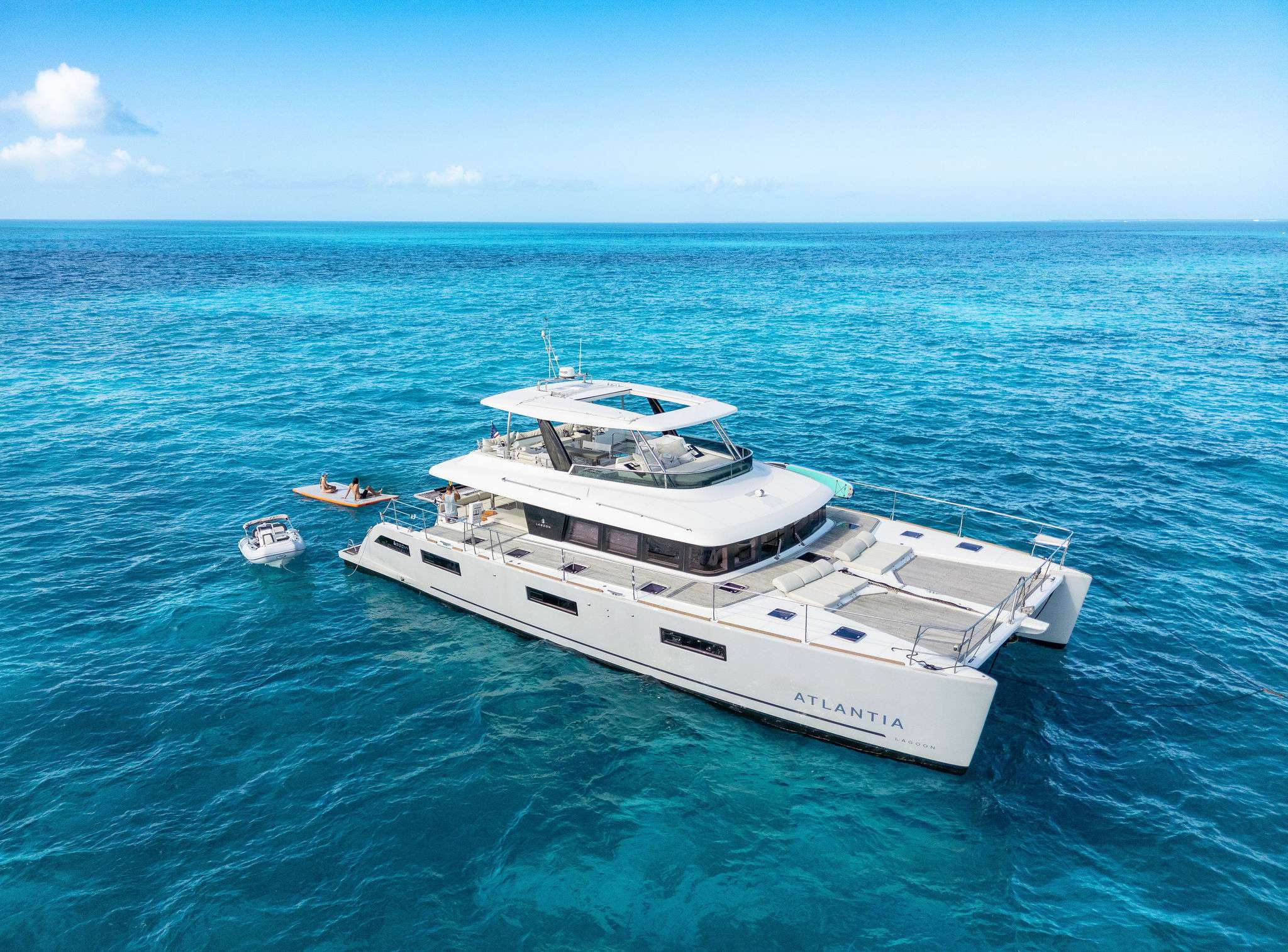 ATLANTIA, a 63 ft Power Catamaran, available for luxury crewed charter