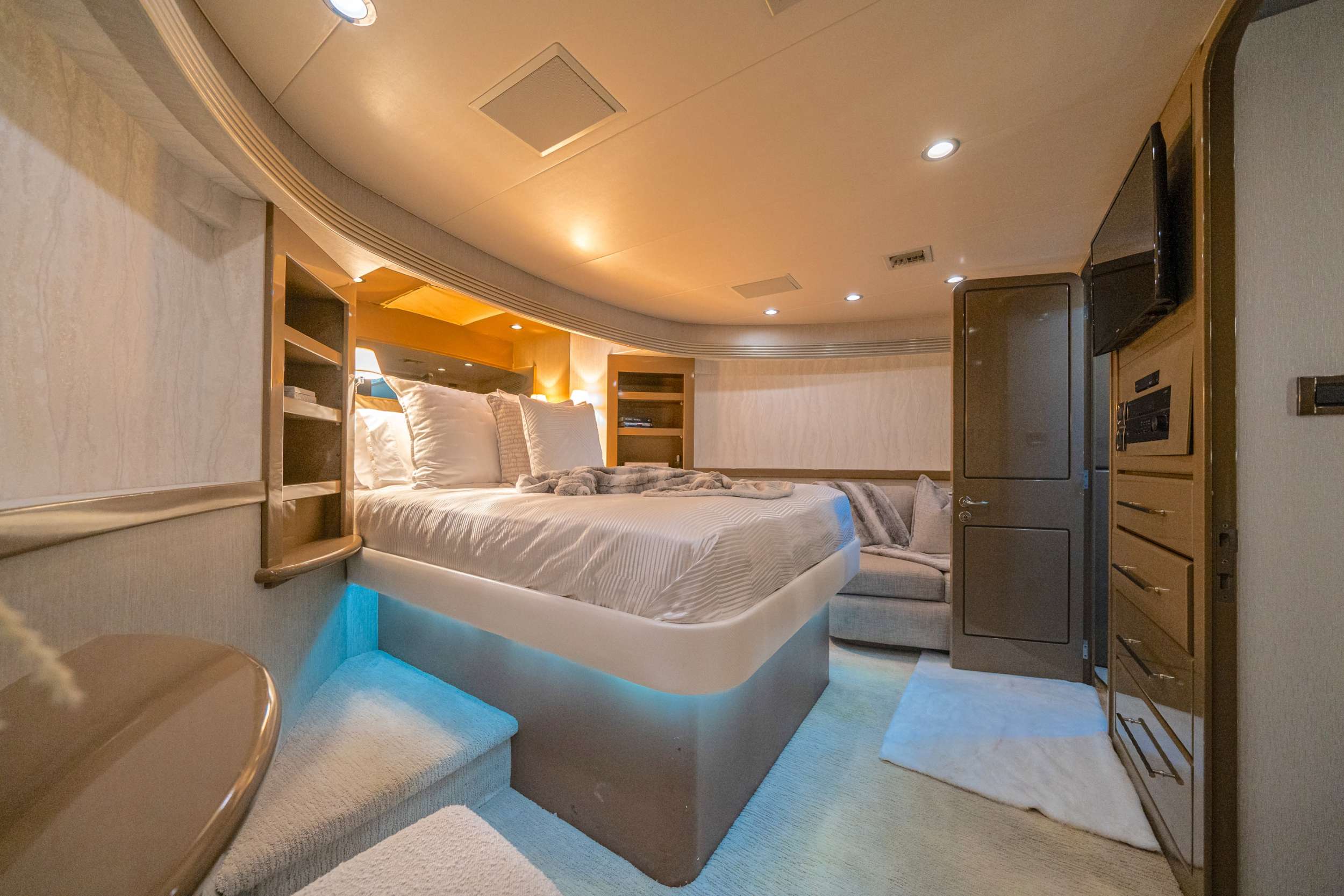 VIP Guest Stateroom with queen size bed