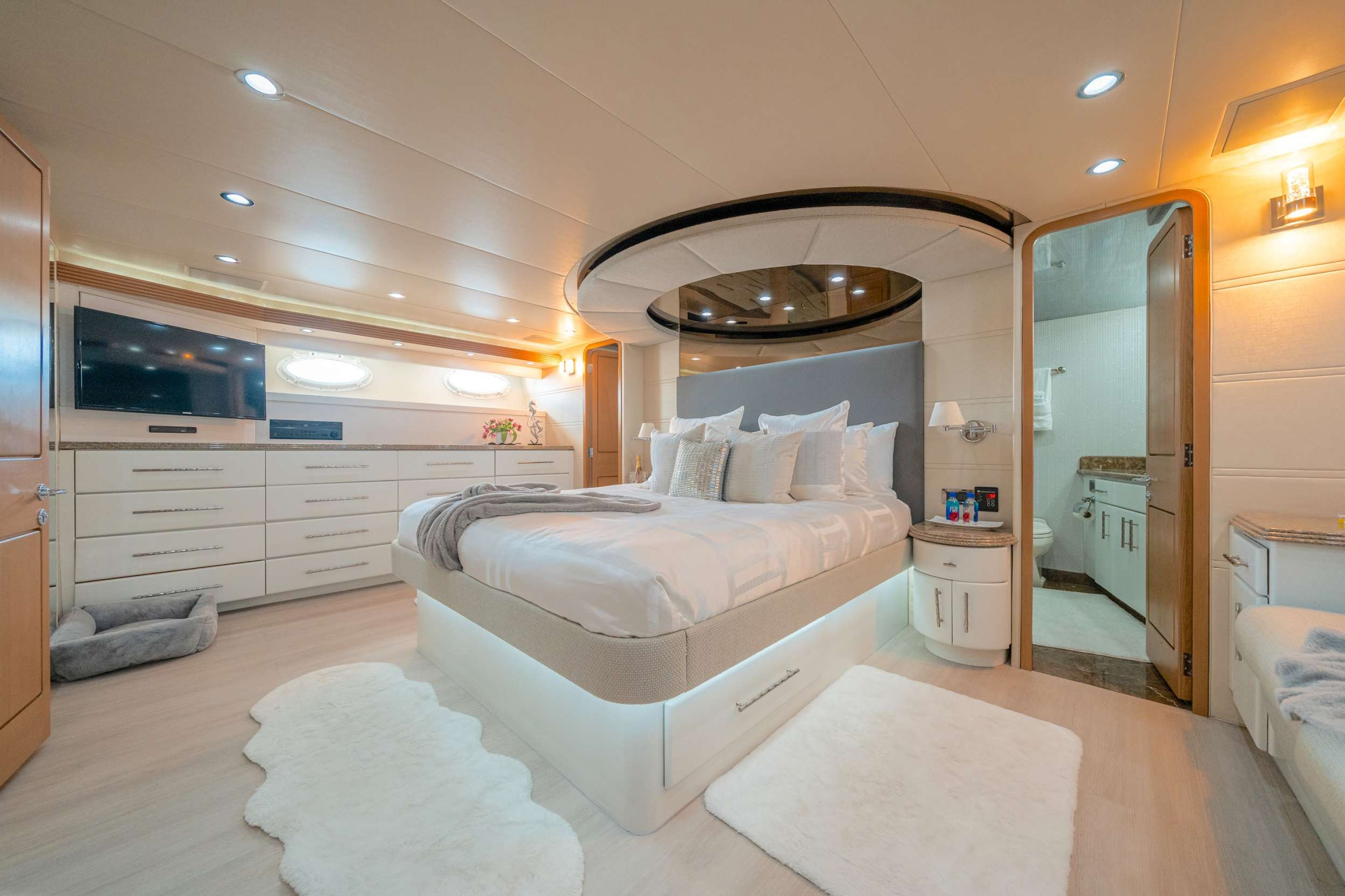 Master Stateroom with king size bed